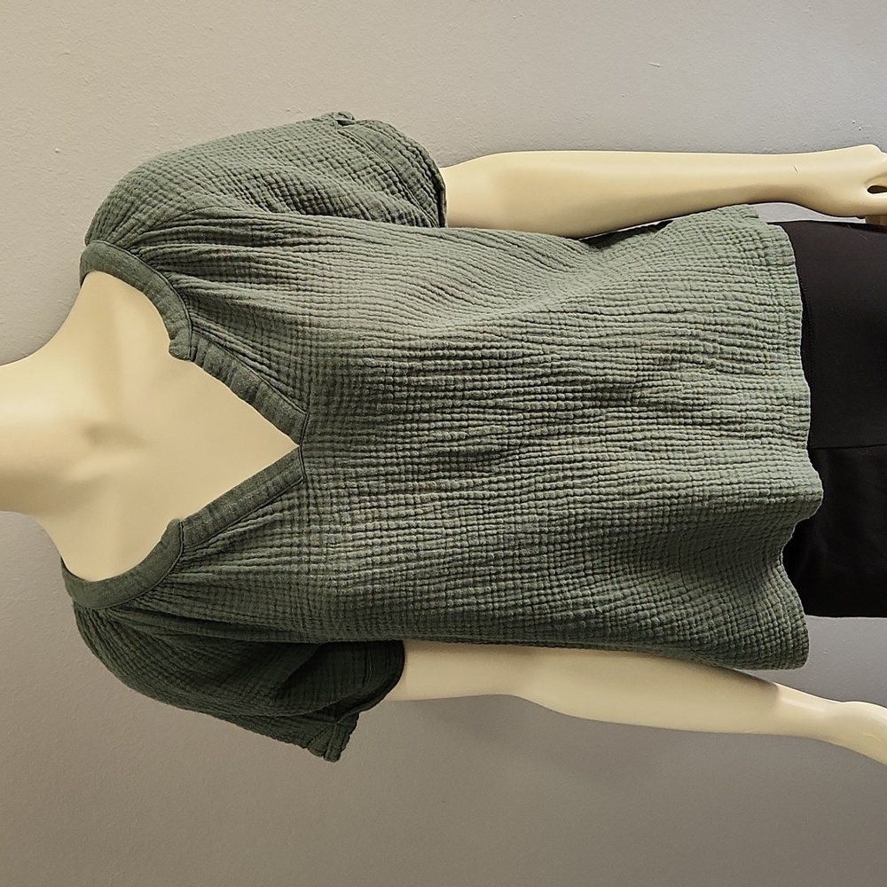 Sage V Neck Top